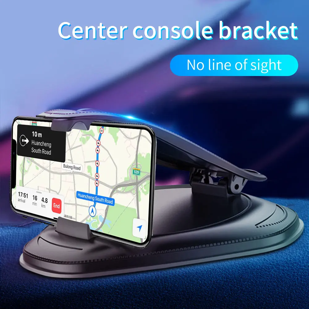 Универсальный автомобильный держатель для телефона с gps навигацией на приборной