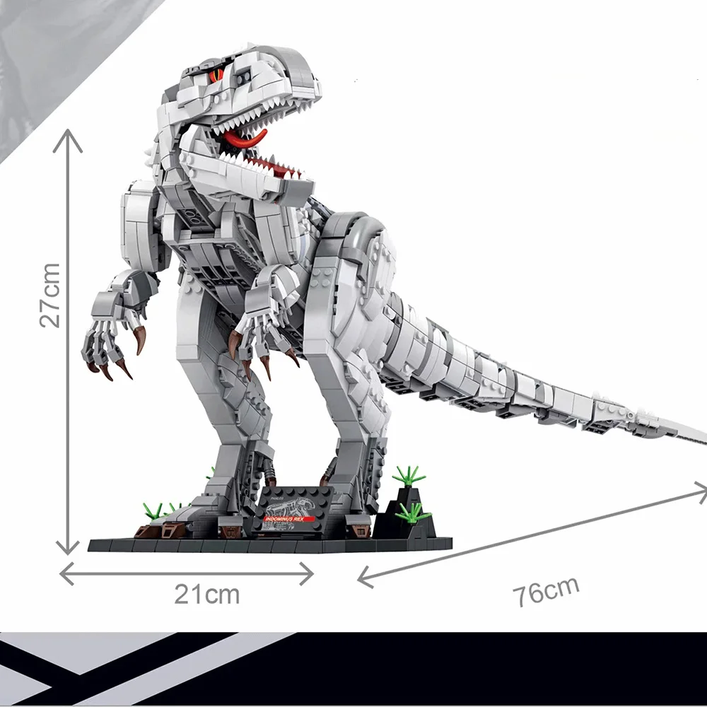 

The World of Penrose Dinosaurs Simulation of Large Tyrannosaurus Creative Assembling Particles Children's Building Blocks Toys