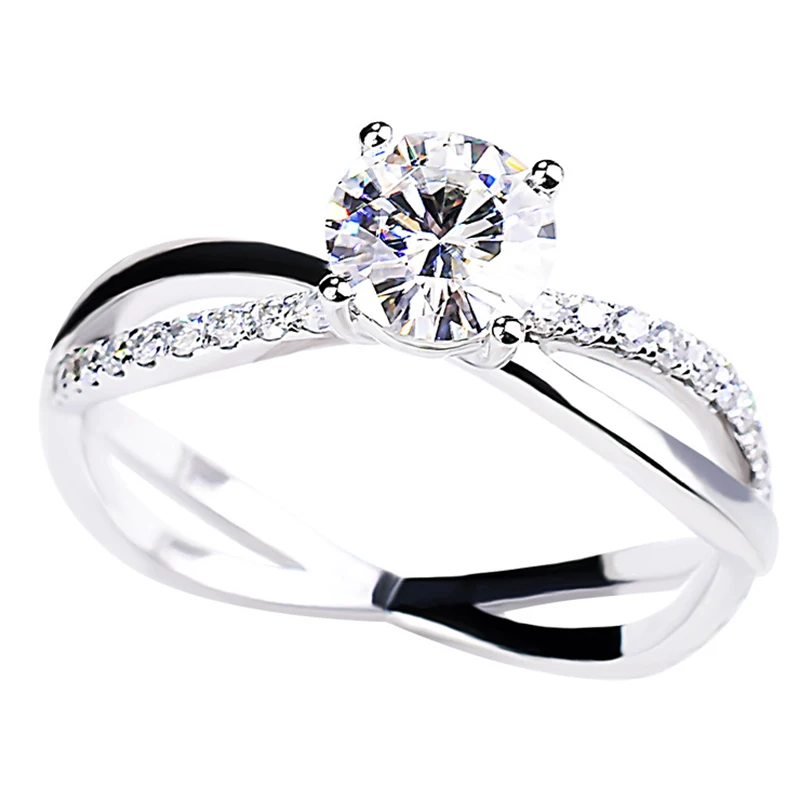 

Женское кольцо из серебра 925 пробы, с крестом