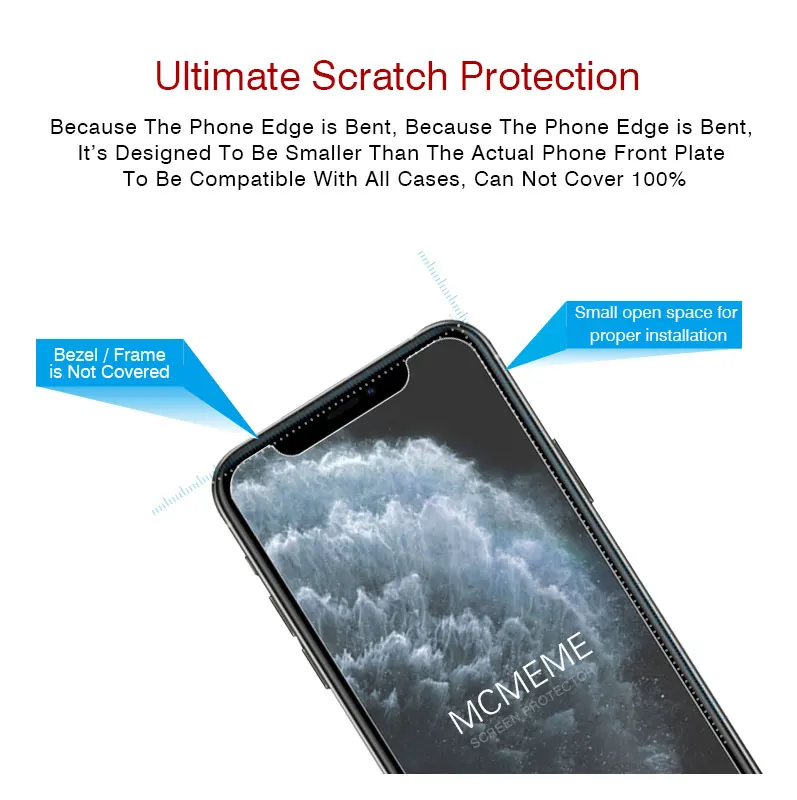 Закаленное стекло для iPhone 11 Pro max прозрачный протектор экрана Капа 11Pro Max Ультра