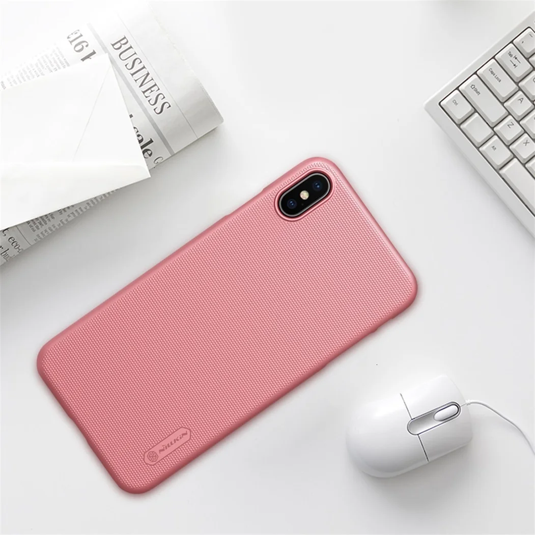 Для iPhone 11 Pro Max Супер Матовый экран для iPhone XS Max X XS чехол Nillkin жесткая задняя крышка из ПК чехол для iPhone XR чехол+ подарок