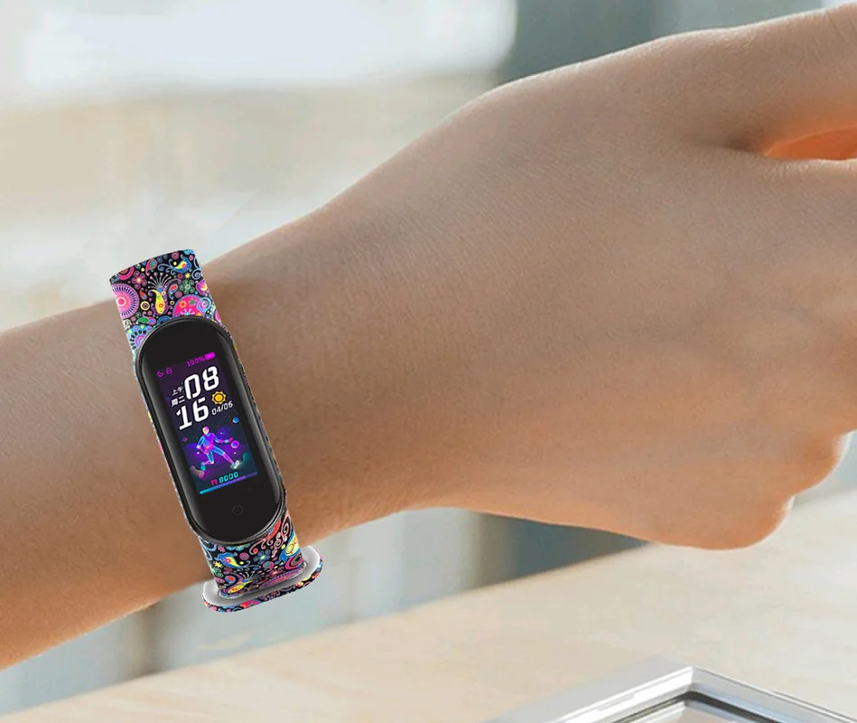 1 шт. браслет для Xiaomi Mi Band 6 ремешок Miband6 Miband 5 Correa силиконовый NFC аксессуары Сменный