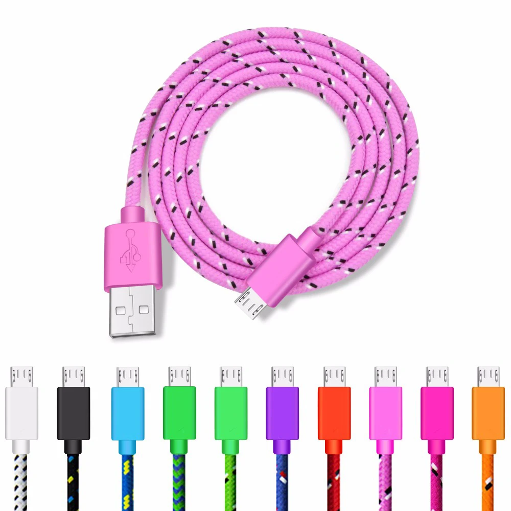 Micro USB Cable 1M Fast Charging Data Cord Charger Adapter For Samsung S7 Xiaomi Huawei Android Phone usb Wire | Мобильные телефоны