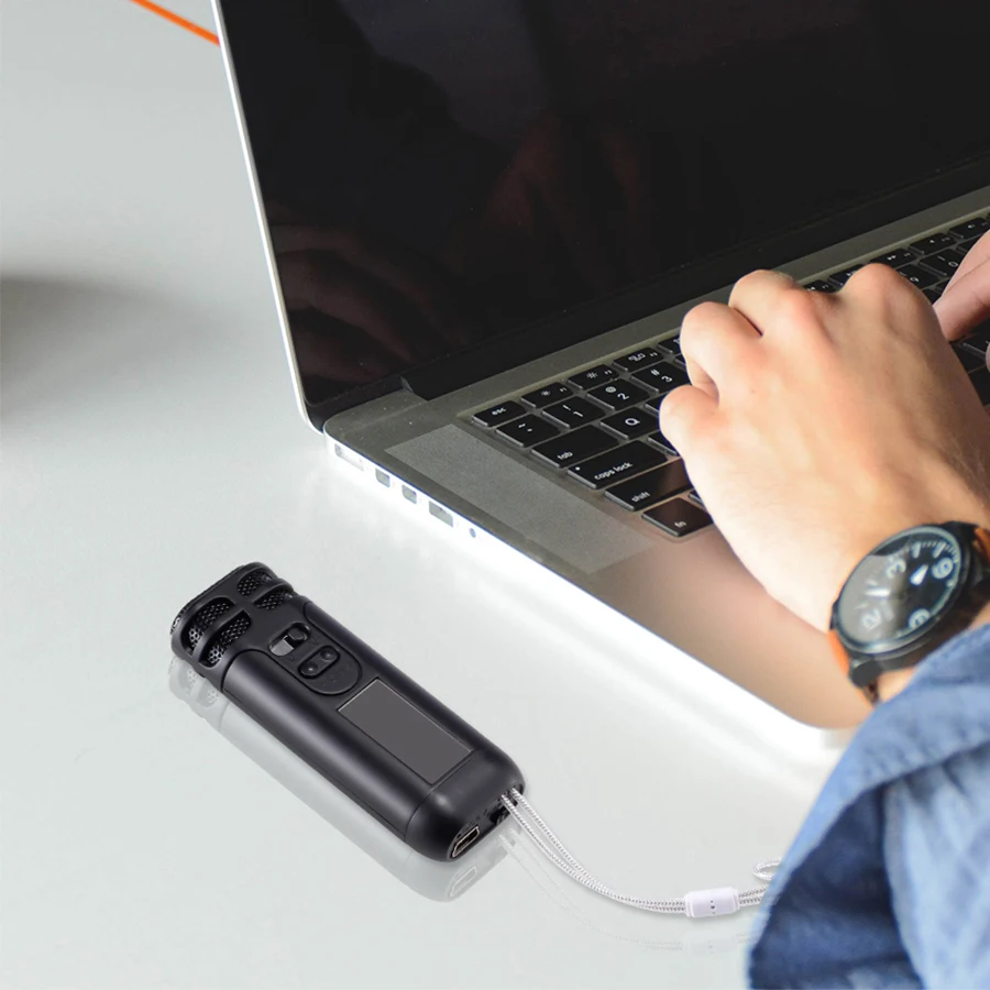 Беспроводной микрофон MAMEN FM с 225 каналами доступный громкий конденсаторный 20 м fm