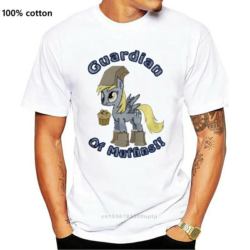 

Men Short sleeve tshirt Derpy Guardian of Muffins SHIRT cool Women t-shirt