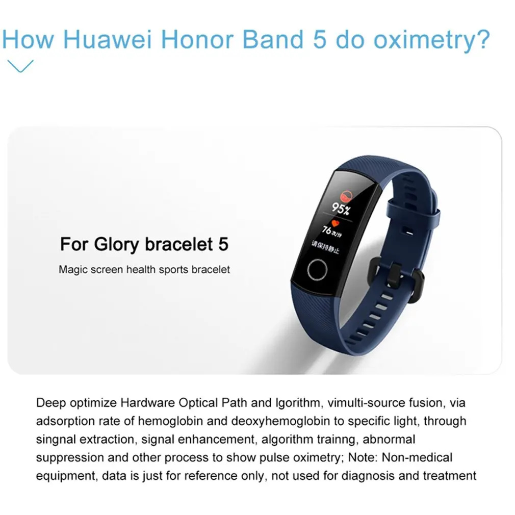 Huawei Honor Band 5 Smartband AMOLED huawei Smartwatch кровяное кислородное сердце яростный смарт-браслет для фитнеса Swiming Sport Trakcer gps