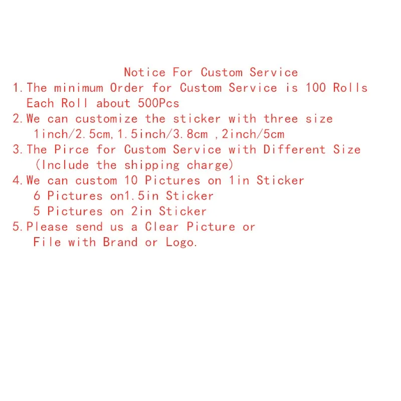 

100 Rolls Custom Personalized, Wedding Stickers, Invitations, Candy Favors Gift Boxes Labels, Birthday, Logo, Photo