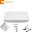 Набор кусачек для ногтей XIAOMI MIJIA, триммер из нержавеющей стали для ногтей Xiomi, нож для педикюра, ухочистка, профессиональный инструмент для красоты