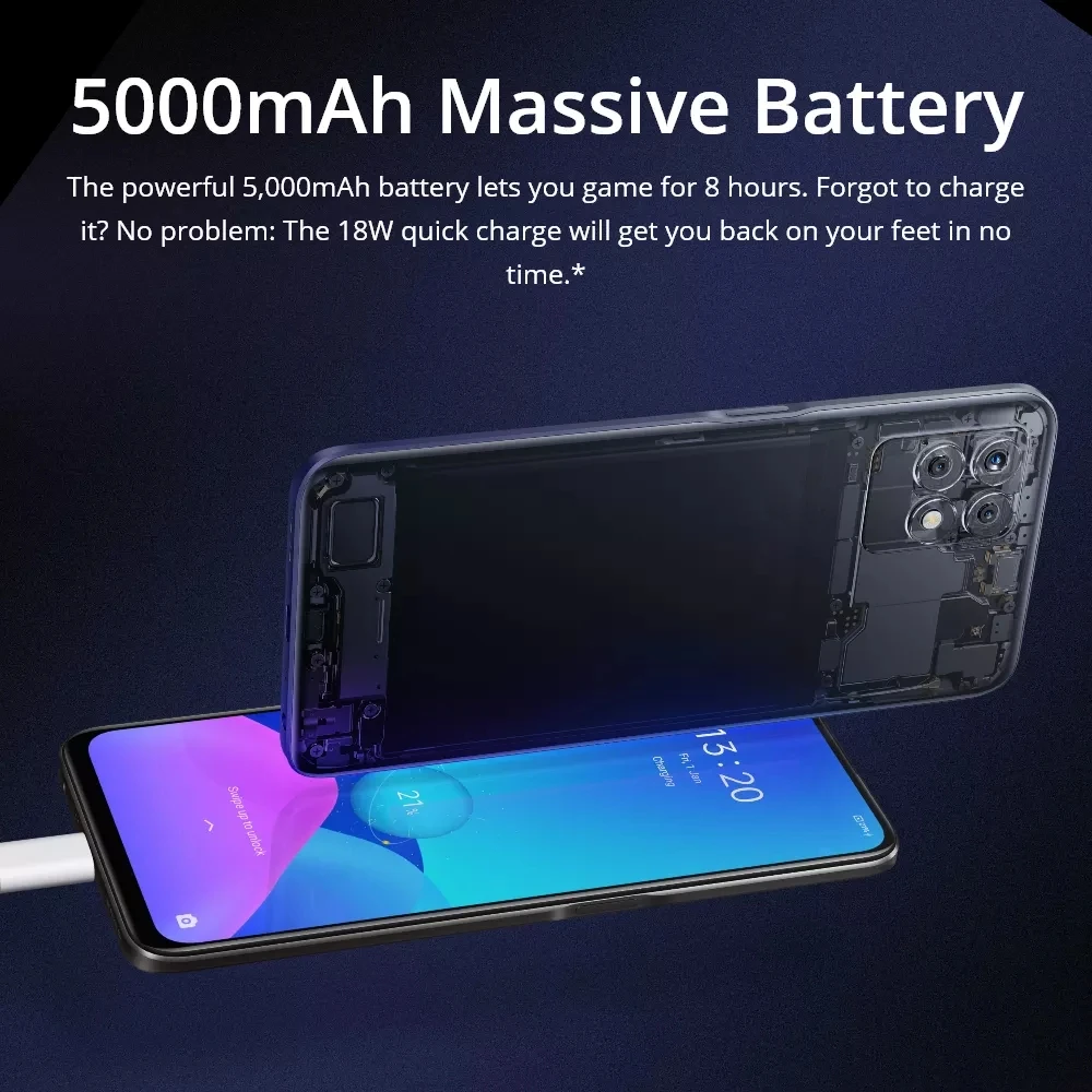 Смартфон Realme 8i глобальная версия 4 Гб + 128 ГБ 6 &quot120 Гц FHD процессор Helio G96