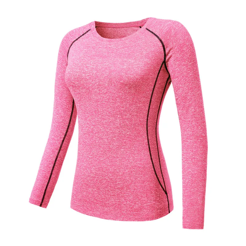 Рубашки для йоги с длинным рукавом женская спортивная футболка Rashguard одежда