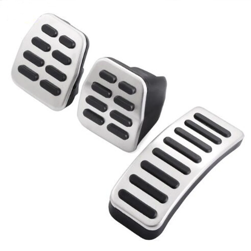 

Stainless Steel Gas Brake Pedal MT/AT Pedal cover For Seat Ibiza 6K 6L 6J Skoda Fabia VW Polo 9N 6R Bora Golf MK4 IV