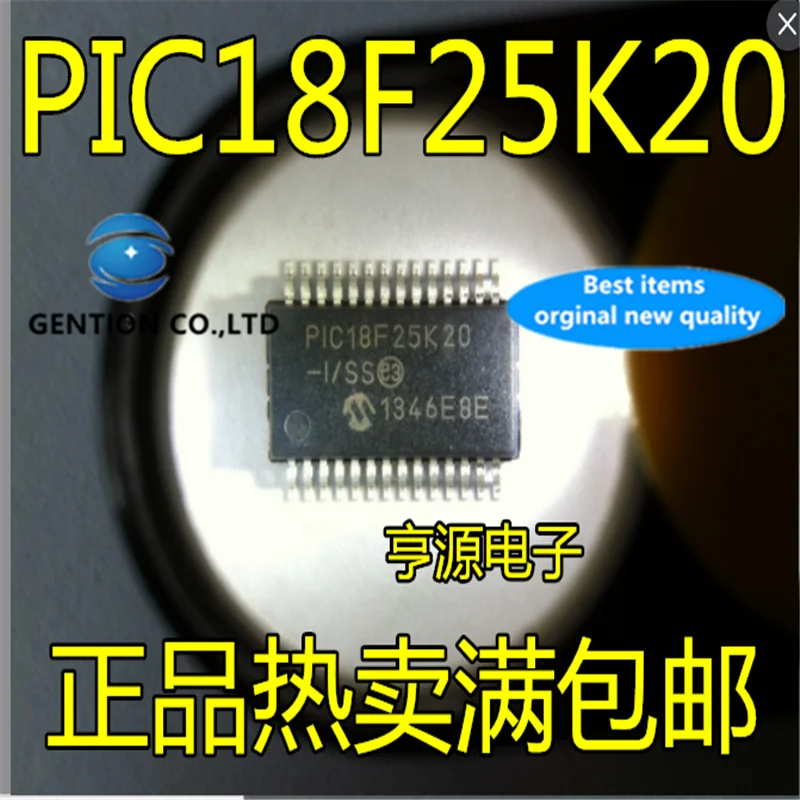 5Pcs PIC18F25K20 PIC18F25K20-I/SS SSOP28 micro controller in stock  100% new and original