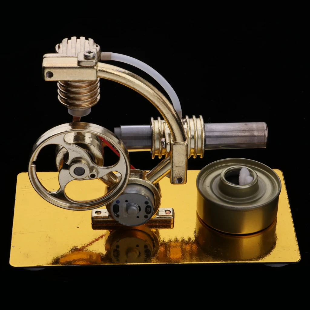 Модель двигателя с горячим воздухом (L образной формы) модель генератора