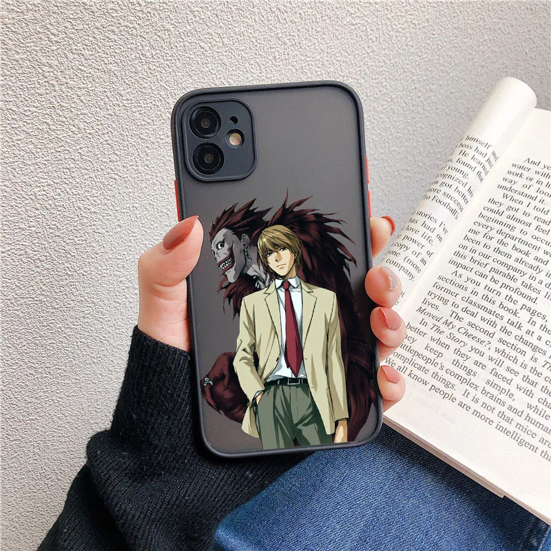 

Death Note Ryuk kira Phone Case for iPhone 12 Mini 11 Pro X XS Max XR 8 7 6 6s Plus Hard Matte Back Cover Fundas