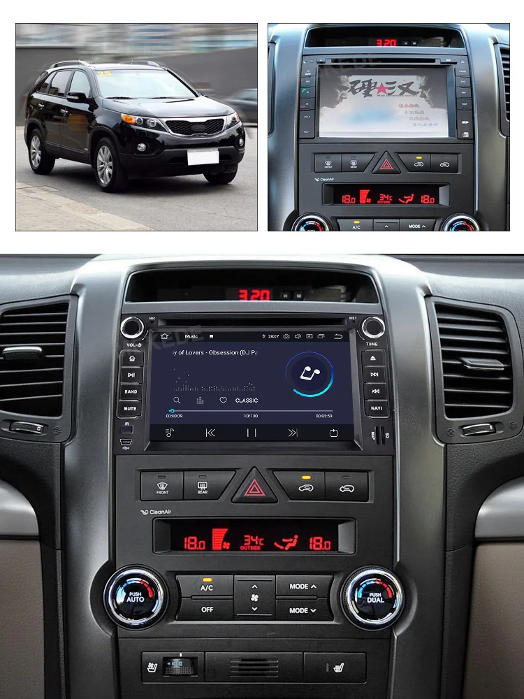 PX5 android 9,0 4 Гб+ 64 ГБ Автомобильный мультимедийный плеер навигация gps DVD для kia Cerato Spectra Sorento Picanto Carnival LOTZE wifi BT
