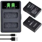 Аккумулятор + двойное зарядное устройство светодиодный кой для Nikon EN-EL14 EN-EL14A и Coolpix P7100, P7700, P7800, D3100, D3200, D3300, D5100, D5200, D5300