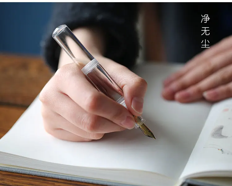 Moonman Wancai Мини Прозрачная карманная капельница перьевая ручка высокого качества