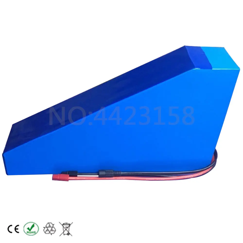 Треугольная электрическая велосипедная батарея 48 в 15 Ач 1000 Вт для Bafang 750 Вт/1000