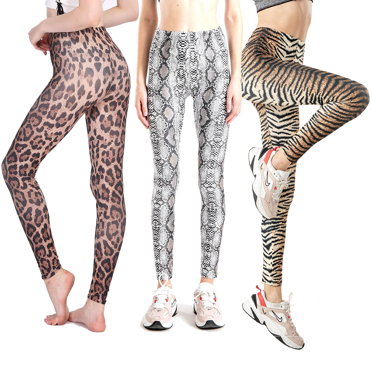 

Workout Seamless Leggings Push Up Women Gym Clothing For Fitness Yoga Pants High Waist Sports Tights Leopard Printed Sportswear