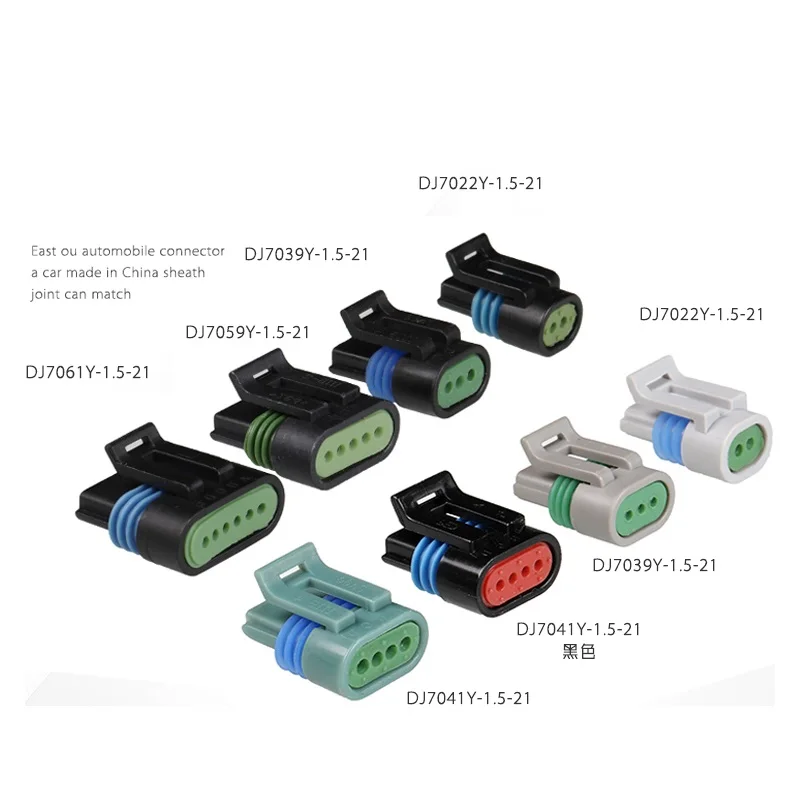 

20 Set DJ7022Y-1.5-21 connector DJ7061Y connector DEL EFI parts Delphi sheath