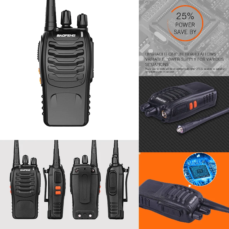 Cheapest  888s 5W  Baofeng Walkie Talkie Mini Radio Portable Transceiver UHF 400-470 MHz Two Way Radio Pofung bf-888s telsiz