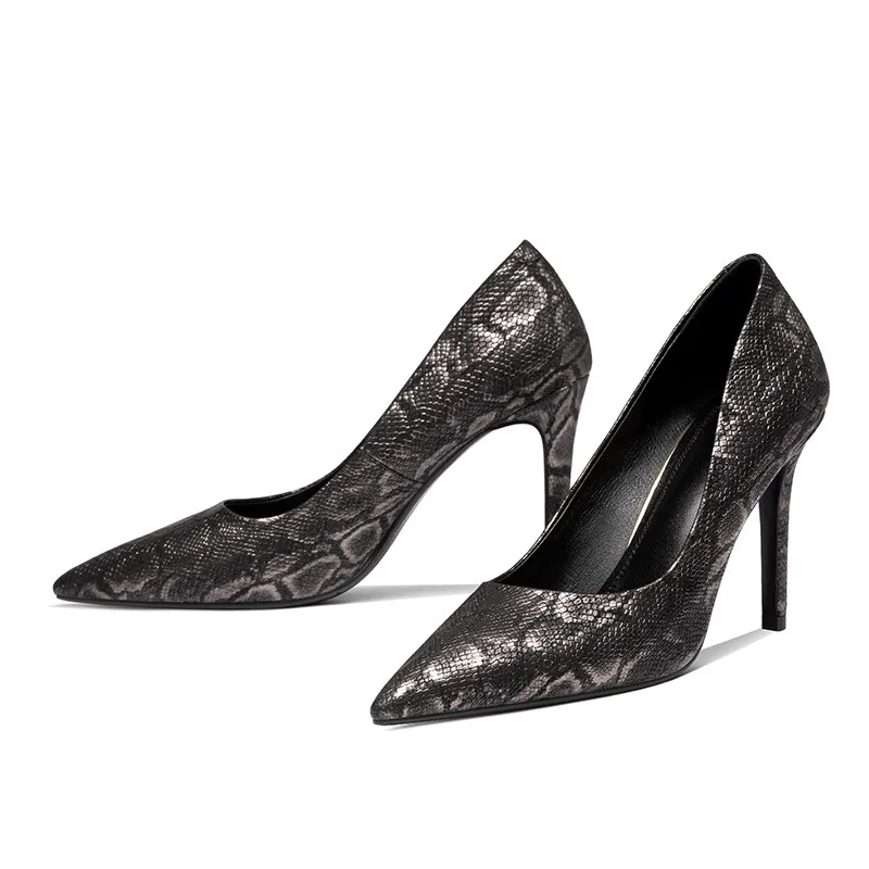 

Asumer 2021 Big Size 43 New Women Pumps Pointed Toe Slip On Spring Summer Sexy 9cm High Heels Single Shoes Woman Party Shoes