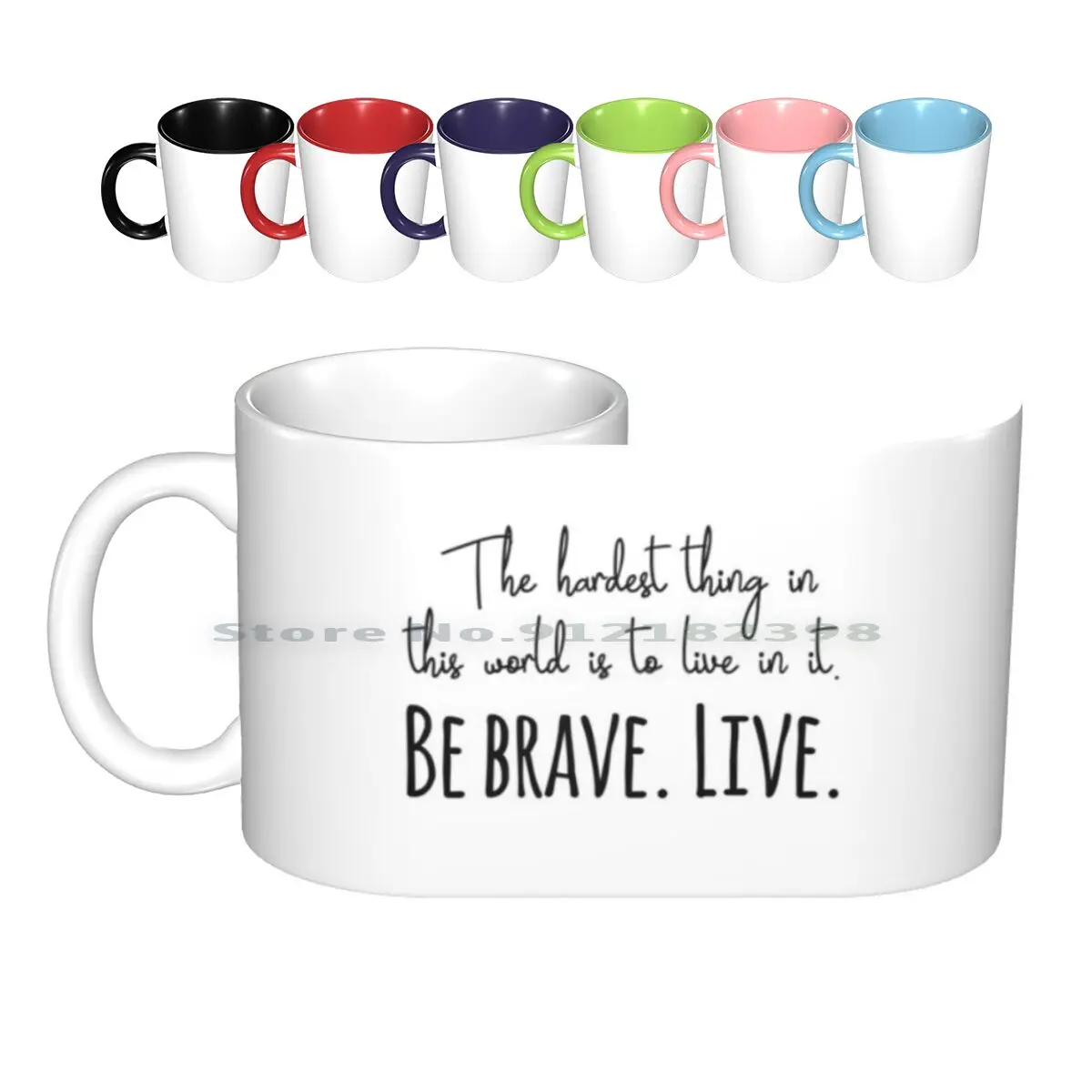 

Buffy Quotes - Be Brave. Live. Ceramic Mugs Coffee Cups Milk Tea Mug Buffy The Vampire Buffy Summers Sarah Michelle Gellar