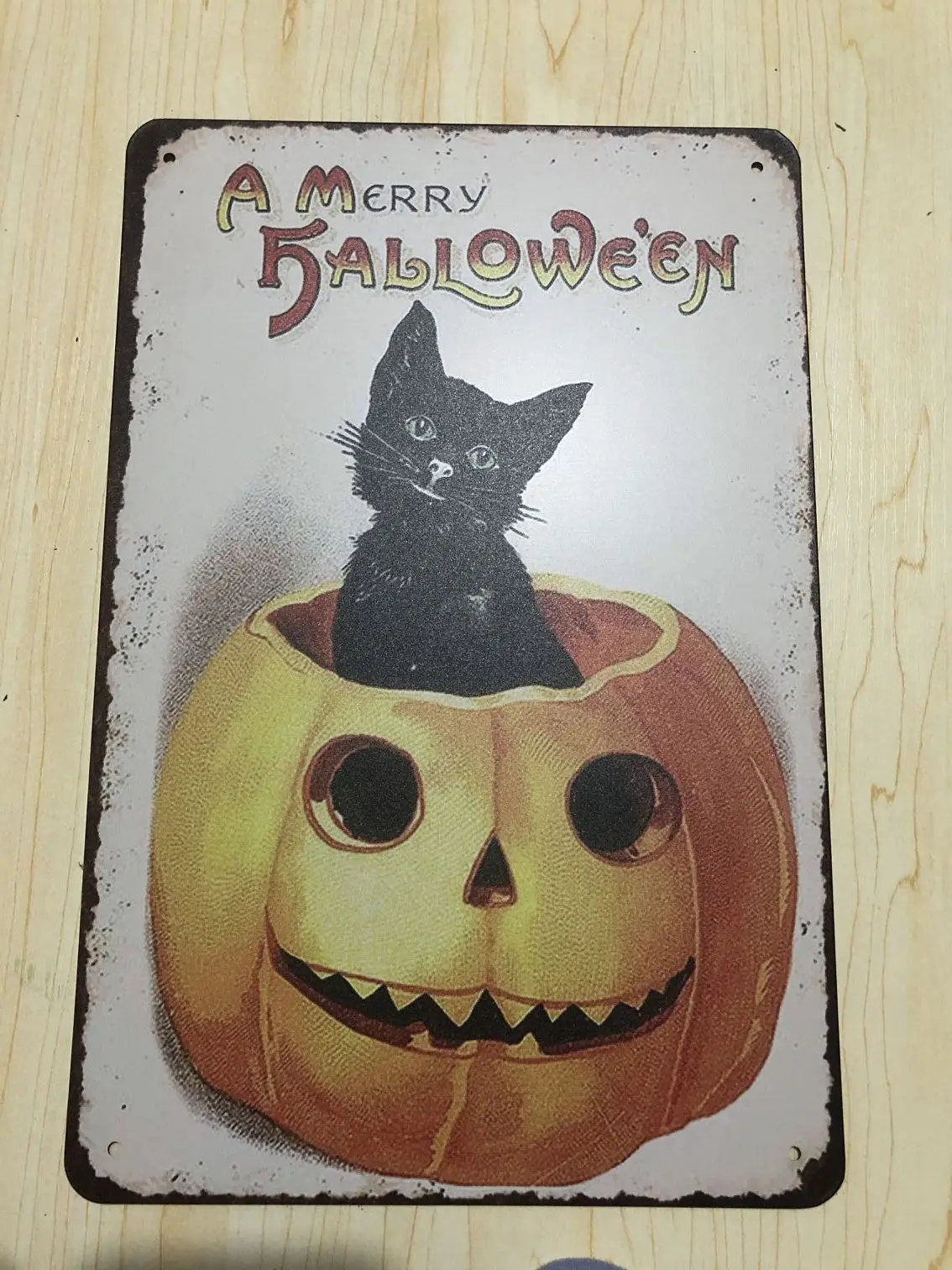 Металлический постер в винтажном стиле с изображением животных милой собаки