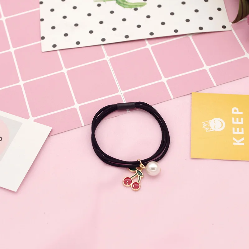 Милый женский эластичный аксессуар для волос с фруктами девочек повязка