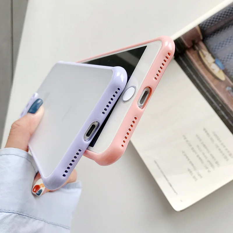 Новый противоударный чехол 2 в 1 для iphone 7 Plus 8 телефона матовые защитные чехлы с