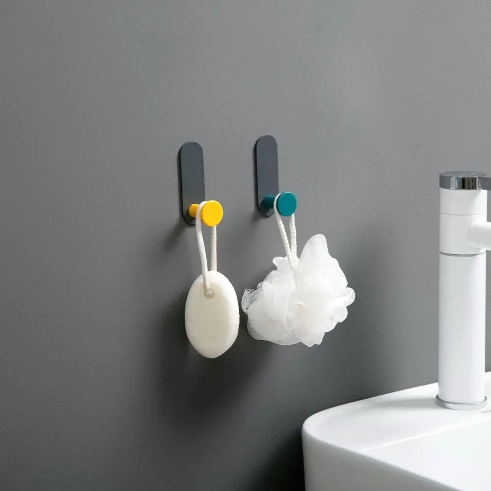 4 шт./компл. карбоновые стальные вешалки держатель для ключей настенный крючок