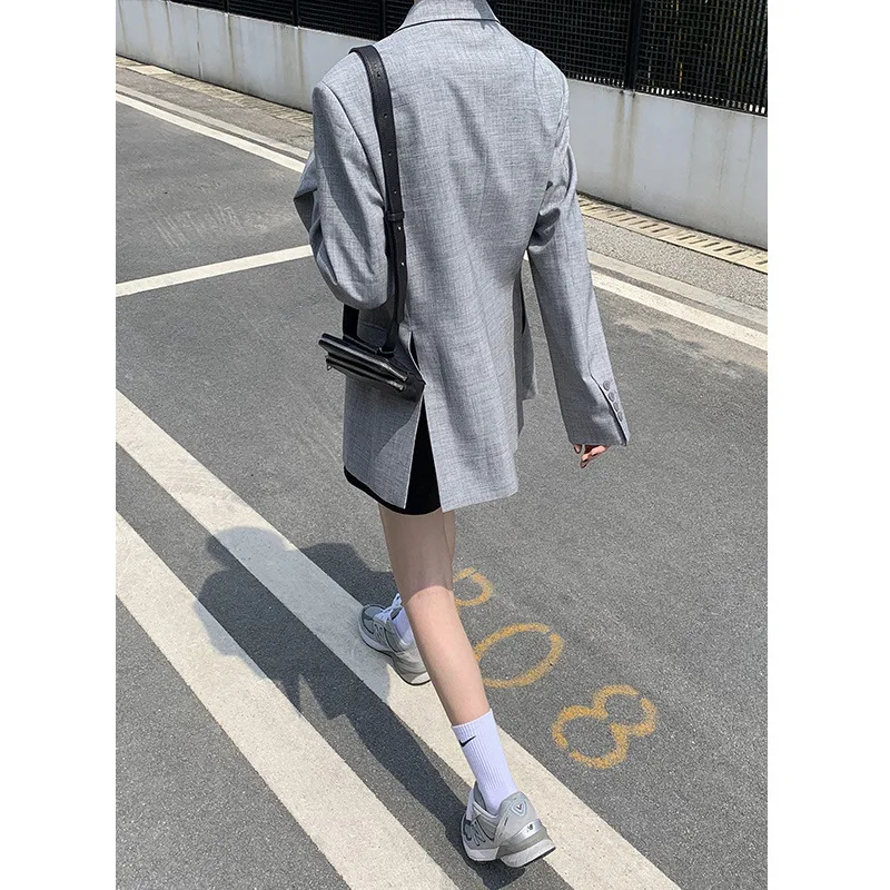 

2021 Trendy New Fresh And Handsome High-Waist Straight Five-Point Pants Classic Wild High-End Sense OL Casual Wide-Leg Shorts