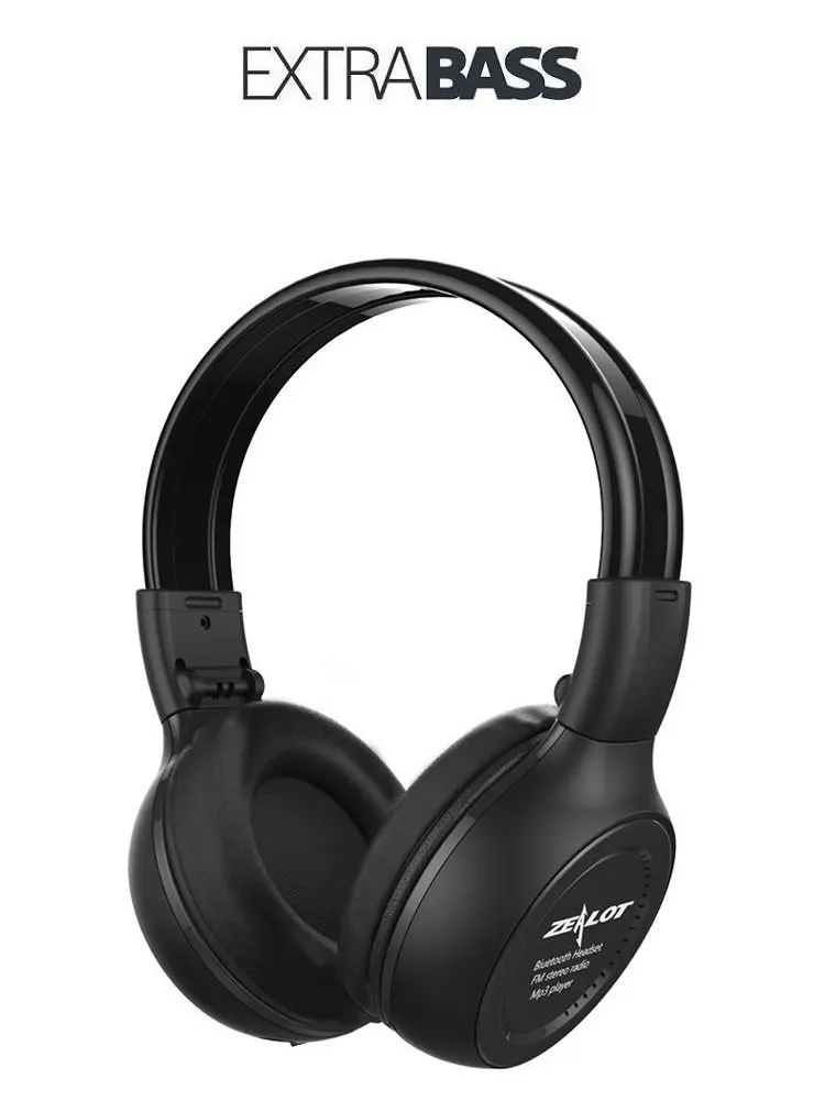 Беспроводная гарнитура с Bluetooth 4 1 жк-дисплей FM-радио TF-карта микрофоном громкой