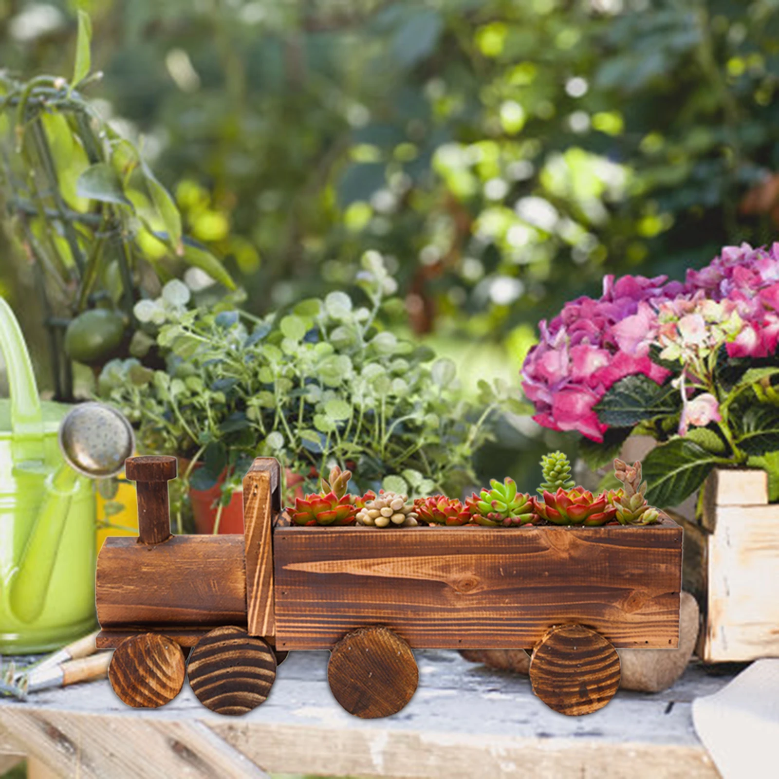 Деревянная корзина для цветов из ротанга плетеная морских водорослей складной