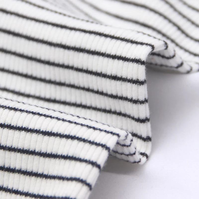 Осенние хлопковые полосатые облегающие леггинсы для девочек детские тонкие