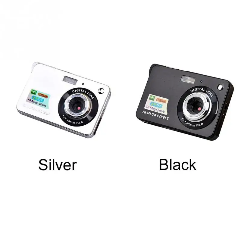 Портативная 2 7-дюймовая Ultra-thin18 МП 720P Цифровая камера HD мини студенческие камеры