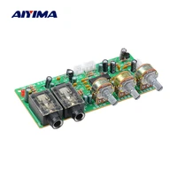 aiyima dc12v pt2399 karaoke reverb tone board amplifier preamp microphone car amplifier volume control for home sound theater