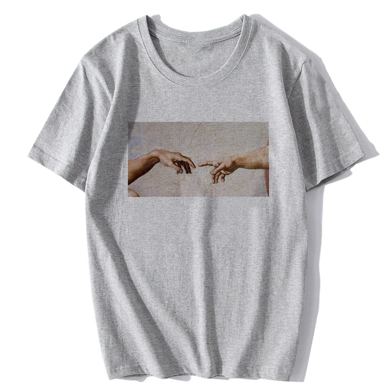 Новинка 2021 футболки с изображением ручек Микеланджело винтажная уличная одежда