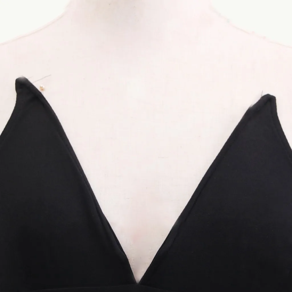 JAYCOSIN Bodysuit Fashion Casual Women Sleeveless Sexy V Neck Party Loose Plain Wide Leg Long Playsuit Jumpsuit #45 | Женская одежда