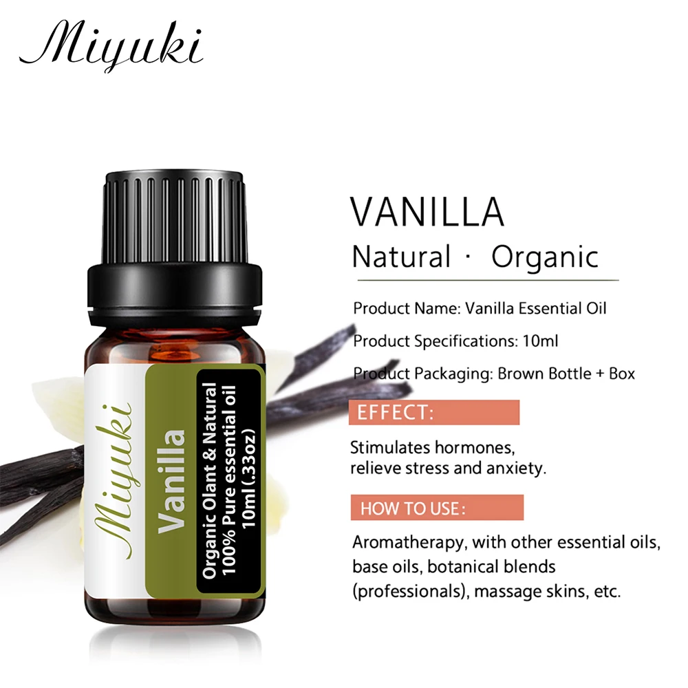 Ванильное эфирное масло для ароматерапии 10 мл | Красота и здоровье