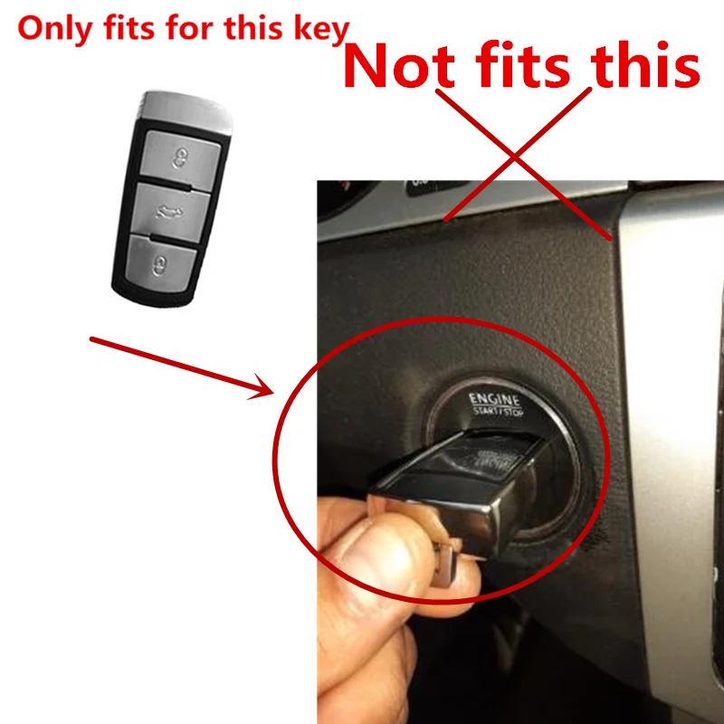 Цинковый сплав брелок автомобильные держатели для ключей чехол Крышка Volkswagen VW CC