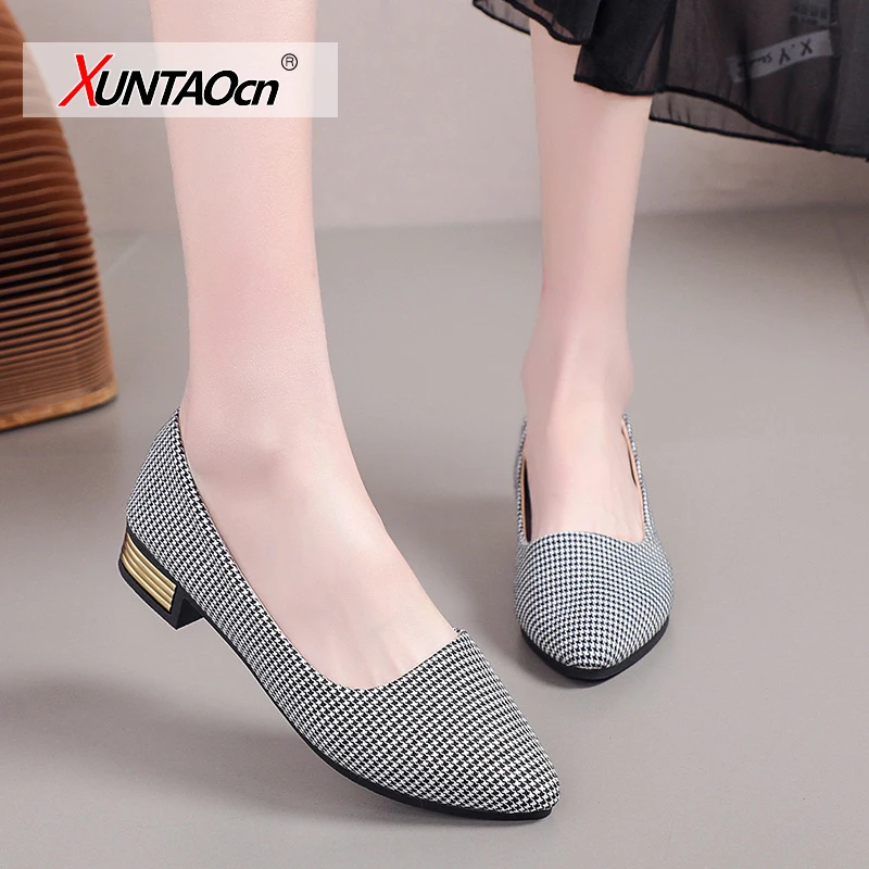 

2021 Autumn Women Flats Sequins Heeled Slip on Shoes Woman Ballet Flats Pointed Toe Dress Shoes Office Ladies Shoes