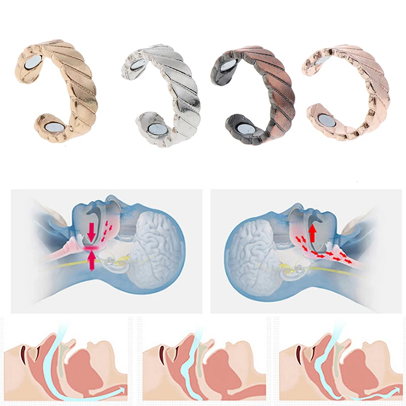 Новое кольцо для акупрессуры против храпа из титанового сплава рефлексотерапия