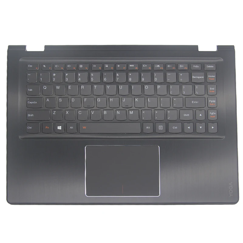 

New Original For Lenovo Yoga 3-14 3-1470 YOGA 700-14ISK UK Palmrest Upper Case Keyboard Bezel Cover 5CB0H35644