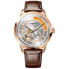 Мужские автоматические часы LOBINNI, роскошные швейцарские механические наручные часы-скелетоны с сапфировым стеклом, водонепроницаемость 50 м, Miyota 82S7