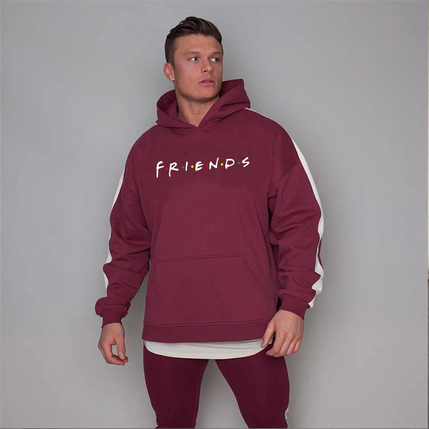 

Fashion Hoodie Sweatshirt men black and white hip hop street wear casual fashion clothing