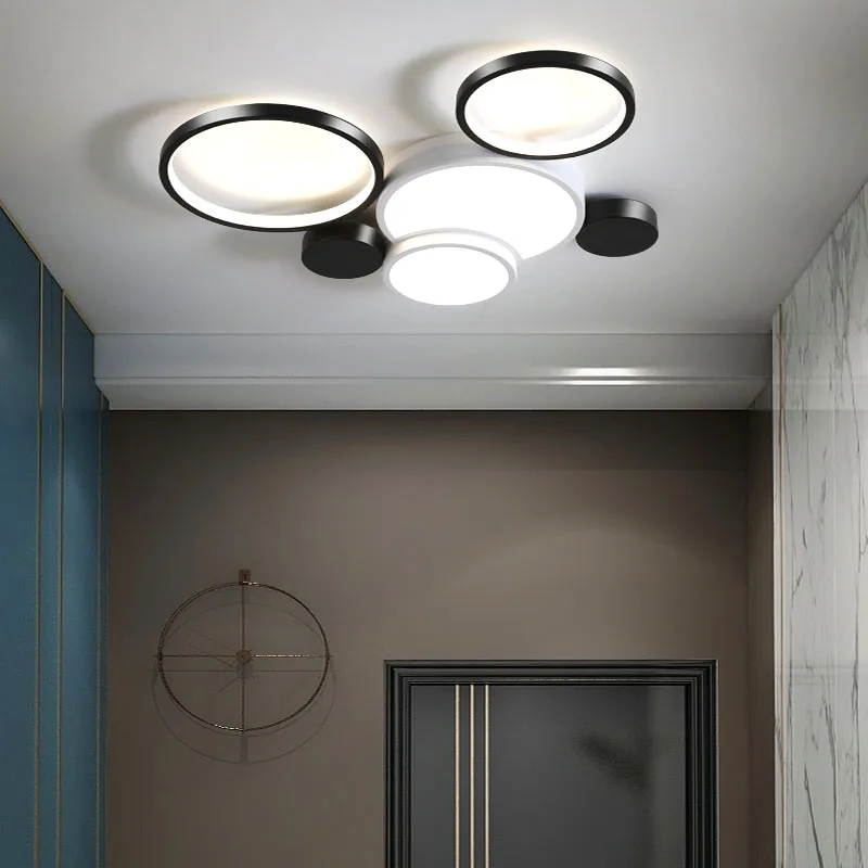 

Factory direct Nordic modern living room LED ceiling lamp bedroom lamp restaurant LED chandelier hotel lamp dimming LED lamp