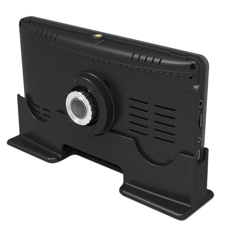 7 дюймов 1296P грузовик Dvr Fhd двойной объектив видеорегистратор камера Авто