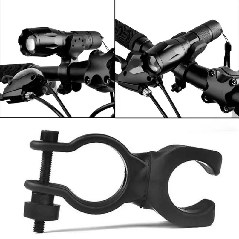 

360 degree rotation Bicycle lamp flashlight Bicycle lamp holder Bicycle flashlight holder holder Mounting bracket