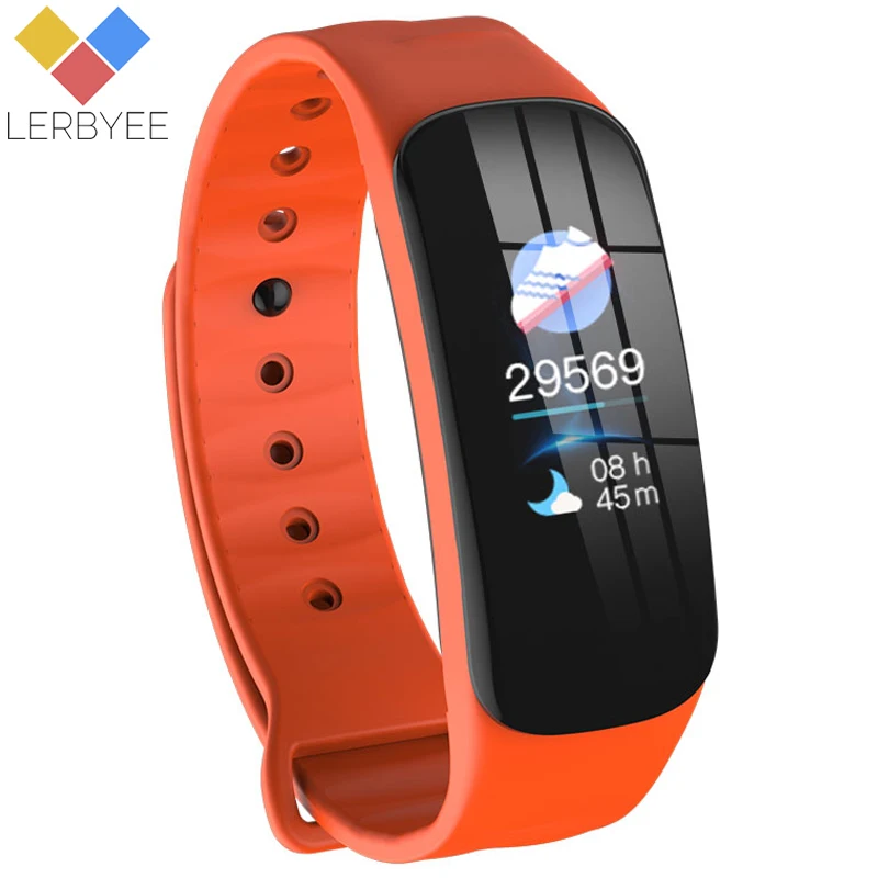 Lerbyee C1Plus Wearfit смарт браслет часы измерение артериального давления монитор